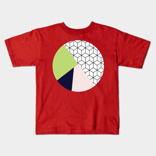 Cube Circle Kids T-Shirt by Belle_Kelly